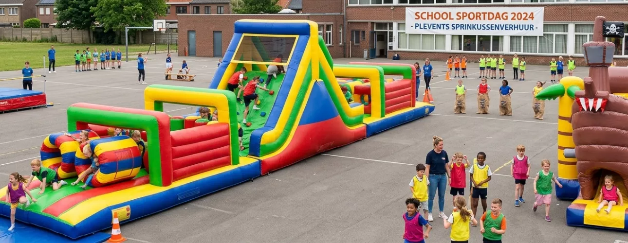 Sportdag organiseren met Springkussenverhuur Haaglanden