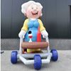 Opblaasbare Sarah met Rollator Opblaasbare Sarah met Rollator