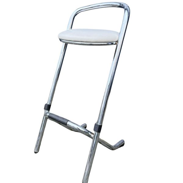 Barkruk Wit / RVS frame Barkruk Wit / RVS frame