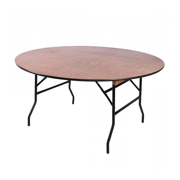 Ronde tafel hout 122 cm