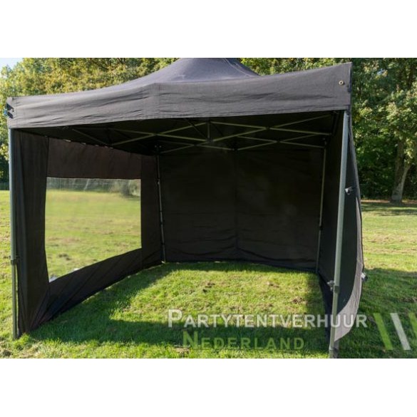 Easy up tent 3x3m zwart