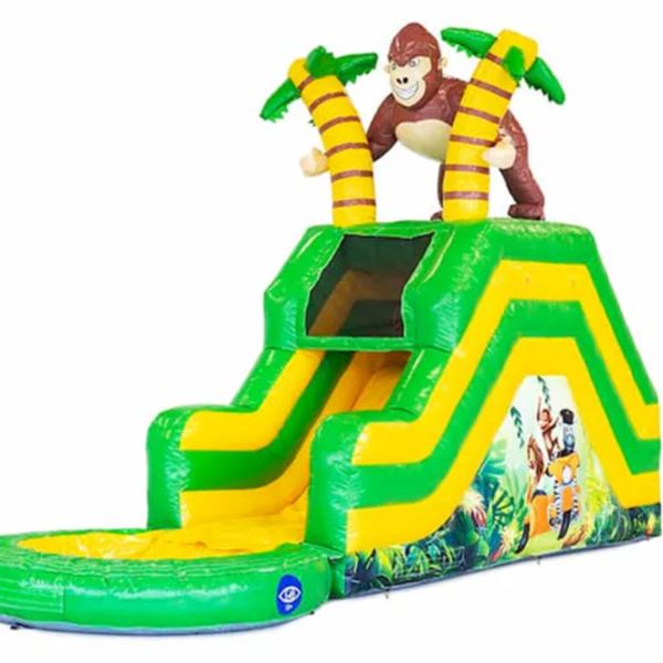 Glijbaan Jungle met water / ballenbad Glijbaan Jungle met water / ballenbad