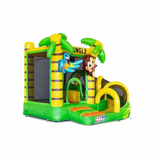 Springkussen XS Jungle met glijbaan huren in Den Haag
